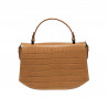 Sac à main femme 023g croco marron