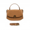 Sac à main femme 023g croco marron