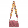 Sac à main femme bandoulière 003g rose framboise