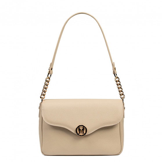 Sac à main pour femme à bandoulière 015g beige Sac à main pour femme à bandoulière 015g beige