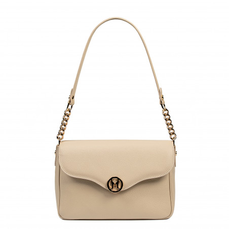 Sac à main pour femme à bandoulière 015g beige