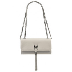 Sac à main dame bandoulière 008g 01 light gray caviar