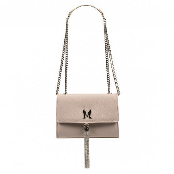 Sac à main femme à bandoulière 009g 01 beige caviar