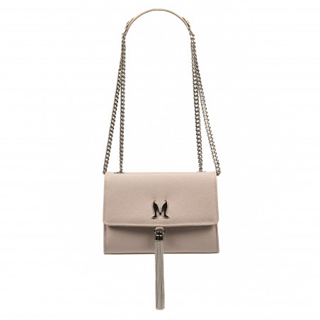 Sac à main femme à bandoulière 009g 01 beige caviar
