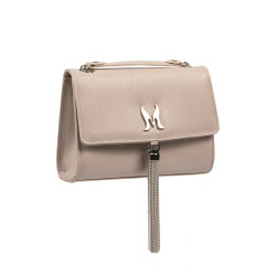 Sac à main femme à bandoulière 009g 01 beige caviar