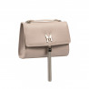 Sac à main femme à bandoulière 009g 01 beige caviar