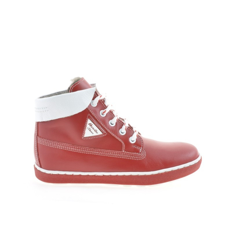 Bottes enfants 3206 rouge+blanc