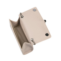 Sac à main femme à bandoulière 009g 01 beige caviar