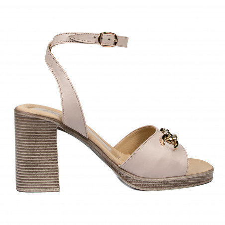 Sandales femme 5109 ivoire