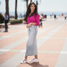 Chaussures de sport femme 6073 blanc+fuchsia lifestyle