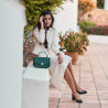 Sac à main femme 023g croco vert lifestyle