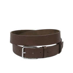 Ceinture hommes 70b marron pressé
