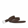 Ceinture hommes 70b marron pressé