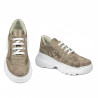 Baskets femme 6053 cappuccino camouflage combiné