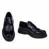 Chaussures élégantes homme 972 verni indigo combiné
