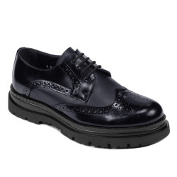 Chaussures élégantes homme 972 verni indigo combiné