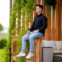 Baskets hommes 974 beige lifestyle