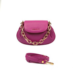 Sac à main femme épaule 027g rose fuchsia