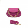 Sac à main femme épaule 027g rose fuchsia