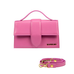 Sac à main pour femme à bandoulière 028g rose fuchsia