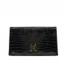 Sac à main femme bandoulière 029g croco vernis noir