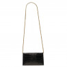Sac à main femme bandoulière 029g croco vernis noir