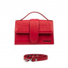 Sac à main femme d'épaule 028g 01 croco rouge