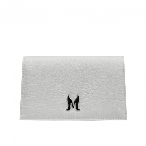 Sac à main femme bandoulière 029g 01 croco blanc
