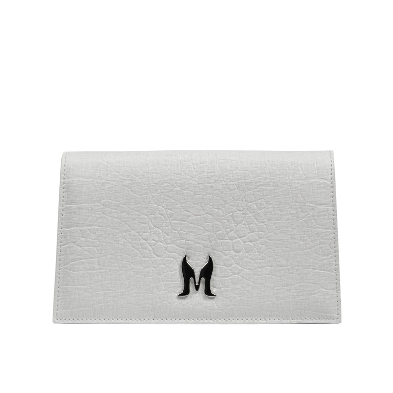Sac à main femme bandoulière 029g 01 croco blanc