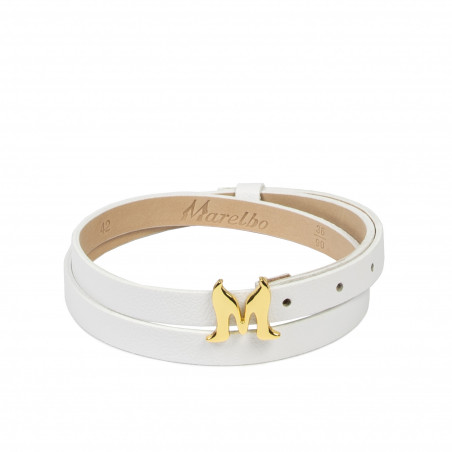 Ceinture femme 42m biz blanc