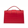 Sac à main femme bandoulière 028g croco rouge