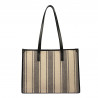 Sac de plage pour femme 031g noir combiné