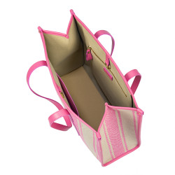 Sac de plage pour femme 031g rose barbie combiné