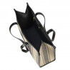 Sac de plage pour femme 031g noir combiné