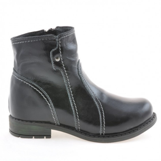 Bottes enfants petits 28c vernis noir Bottes enfants petits 28c vernis noir