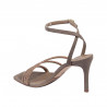 Sandales femme 1337 velours sable