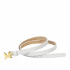 Ceinture femme 42m biz blanc
