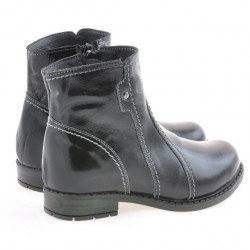 Bottes enfants petits 28c vernis noir