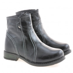 Bottes enfants petits 28c vernis noir