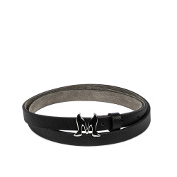 Ceinture femme 42-1m noir pressé