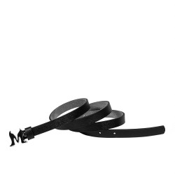 Ceinture femme 42-1m noir pressé