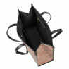 Sac de plage pour femme 031g motif rose combiné