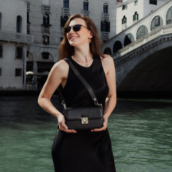 Sac à main pour femme à bandoulière 025g 01 biz noir