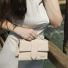 Sac à bandoulière femme 028g croco beige lifestyle