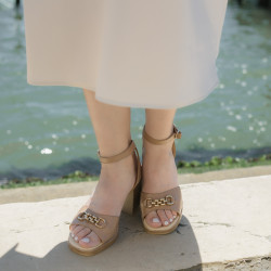 Sandales femme 5109 camel lifestyle