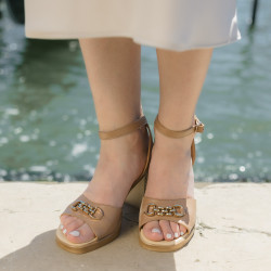 Sandales femme 5109 camel lifestyle