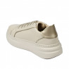 Baskets pour femme 6077 beige combiné