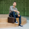 Sacoche ordinateur portable 301g 01 biz marron lifestyle