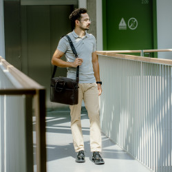 Sacoche ordinateur portable 301g 01 biz marron lifestyle