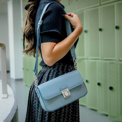 Sac à main pour femme à bandoulière 025g 01 biz bleu